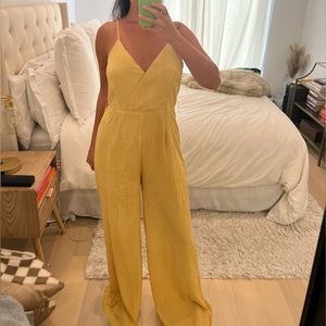 Yellow jumpsuit